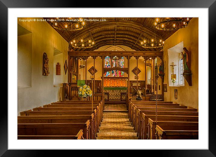 MY local Church Framed Mounted Print by Gilbert Hurree