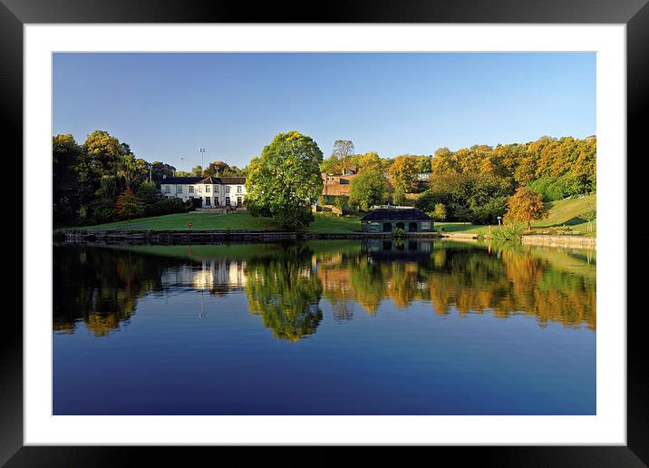 Crookes Valley Park in Autumn  Framed Mounted Print by Darren Galpin