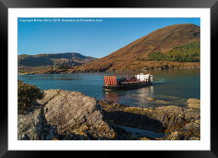  Glenelg Ferry Framed Mounted Print by Alex Millar