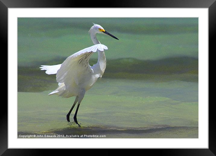 The Dance Framed Mounted Print by John Edwards