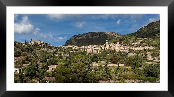  Valldemossa village Mallorca Framed Mounted Print by Leighton Collins