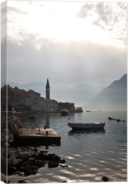  Perast Morning Canvas Print by James Lavott