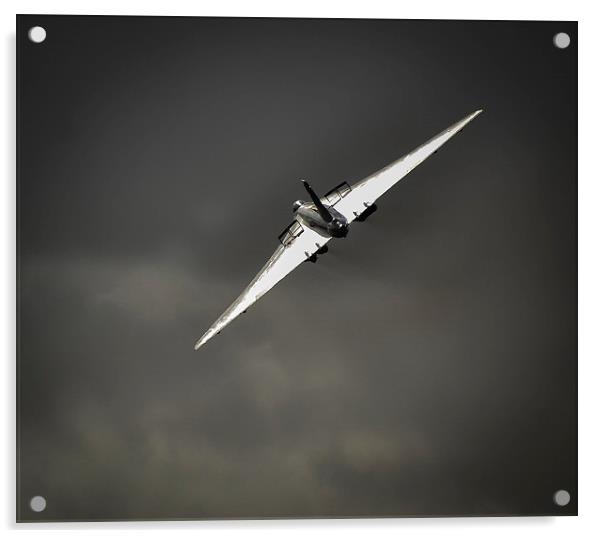  Vulcan Bomber Take off. Acrylic by David Paterson