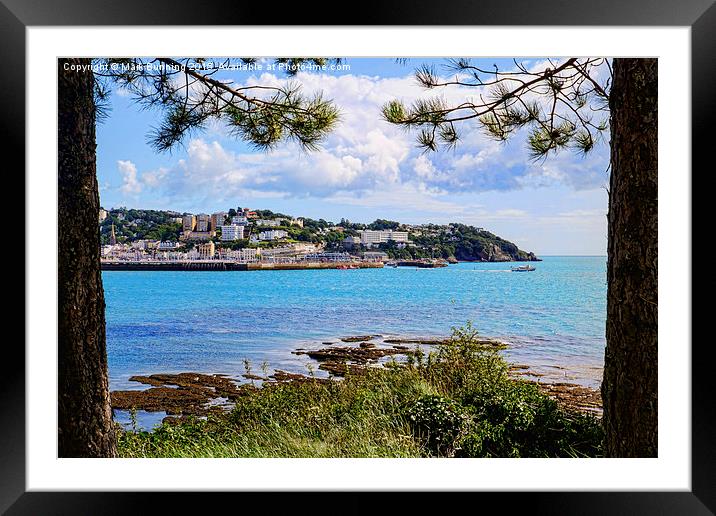 Torquay Harbour Framed Mounted Print by Mark Bunning