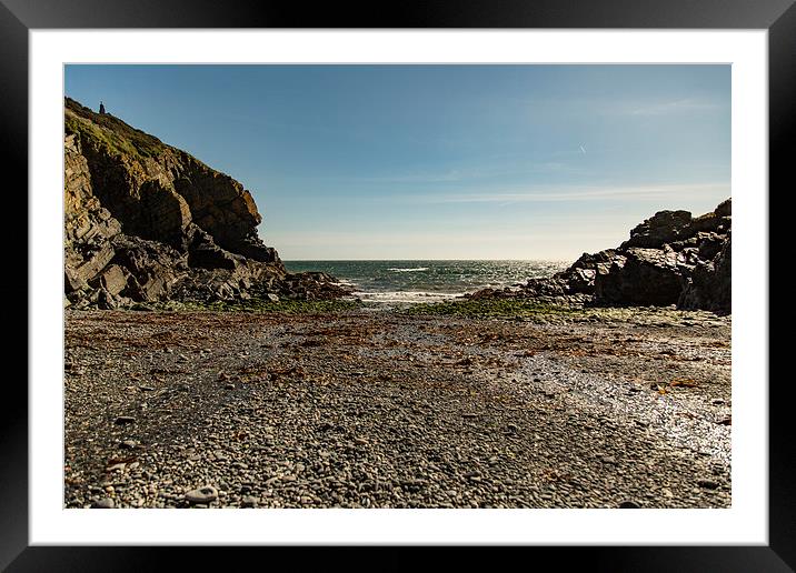 Cadgwith Cove Beach Framed Mounted Print by Brian Roscorla