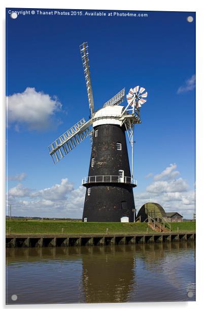  Windmill         Acrylic by Thanet Photos