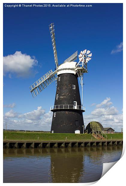  Windmill         Print by Thanet Photos