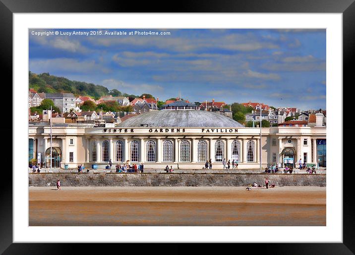  Winter Gardens Pavilion, Weston Super Mare Framed Mounted Print by Lucy Antony