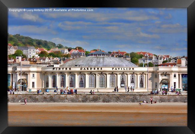  Winter Gardens Pavilion, Weston Super Mare Framed Print by Lucy Antony