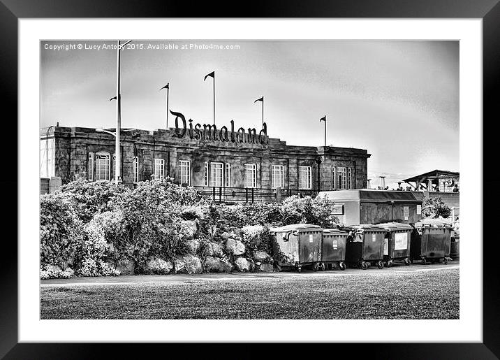 Dismaland exterior Framed Mounted Print by Lucy Antony