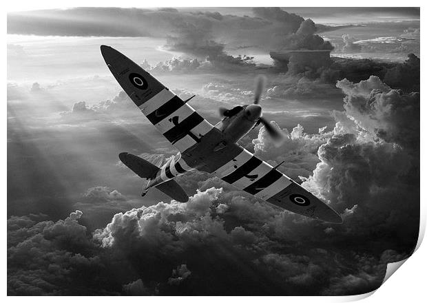  D-Day Defender Print by Stephen Ward