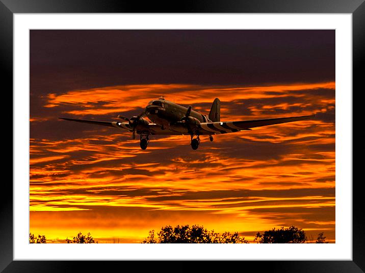  Fire in the Sky Framed Mounted Print by Stephen Ward