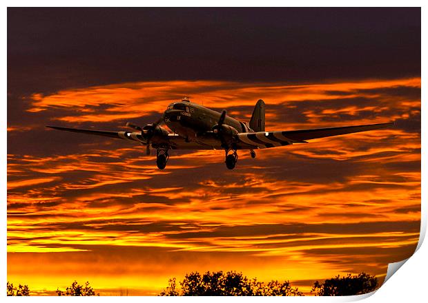  Fire in the Sky Print by Stephen Ward