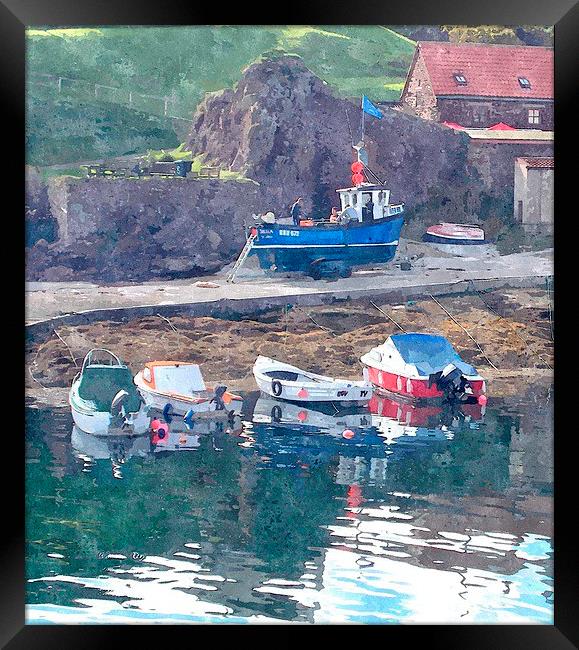  st.abbs head,scotland  Framed Print by dale rys (LP)