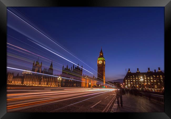 westminster rush Framed Print by Andy Evans