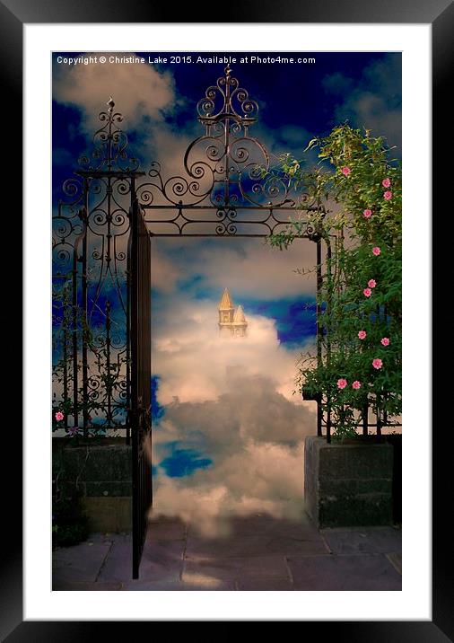  Heaven Sent Framed Mounted Print by Christine Lake