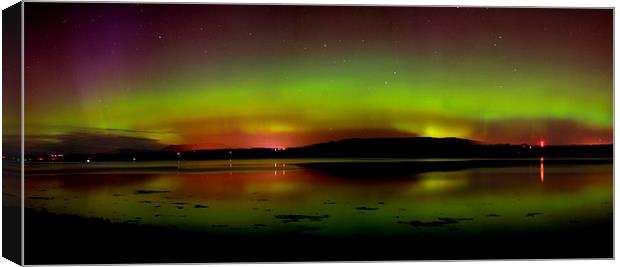    Northern Lights Canvas Print by Macrae Images