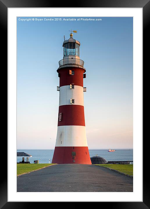  The Lighthouse Framed Mounted Print by Bryan Condie