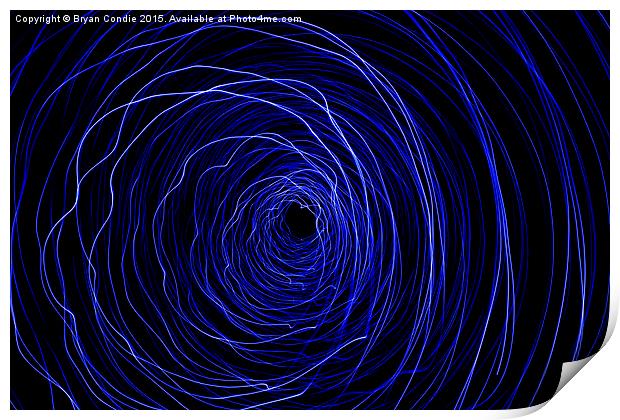  The Black Hole Print by Bryan Condie