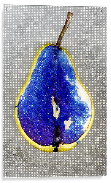 Pear illustration Acrylic by Jean-François Dupuis