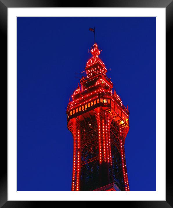 Blackpool Framed Mounted Print by Victor Burnside