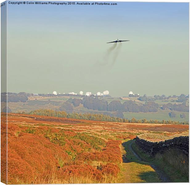  The Vulcan Farewell Tour RAF Menwith Hill  Canvas Print by Colin Williams Photography