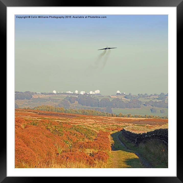  The Vulcan Farewell Tour RAF Menwith Hill  Framed Mounted Print by Colin Williams Photography