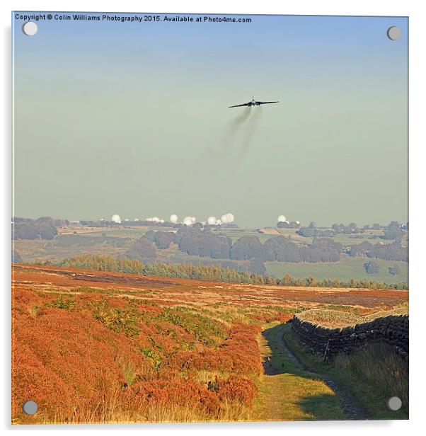  The Vulcan Farewell Tour RAF Menwith Hill  Acrylic by Colin Williams Photography