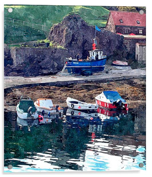  st.abbs head,scotland   Acrylic by dale rys (LP)