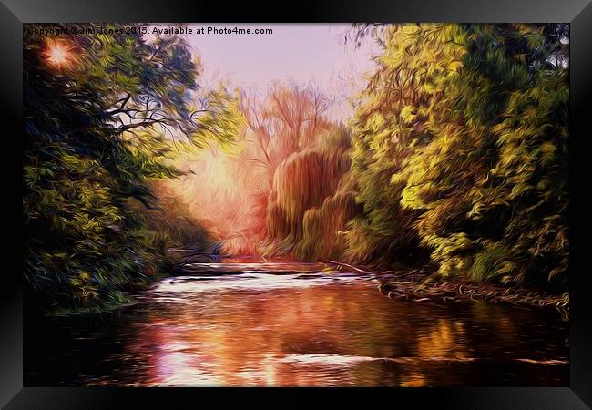  Autumn on the River Blyth Framed Print by Jim Jones