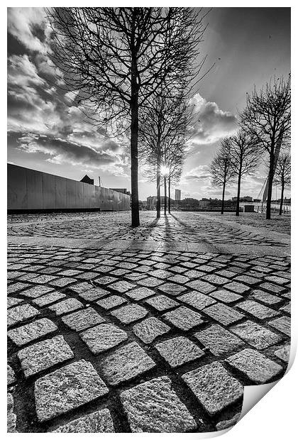 Ice House Square, Swansea Marina Print by Creative Photography Wales