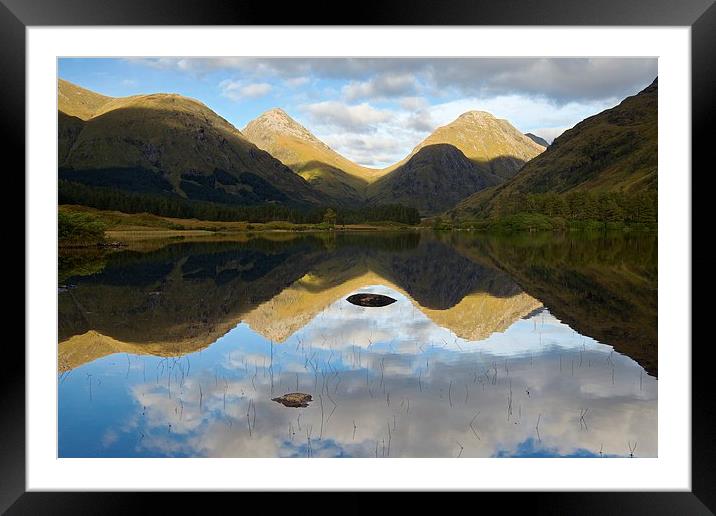  The Peaks of the Buachaille Framed Mounted Print by Stephen Taylor