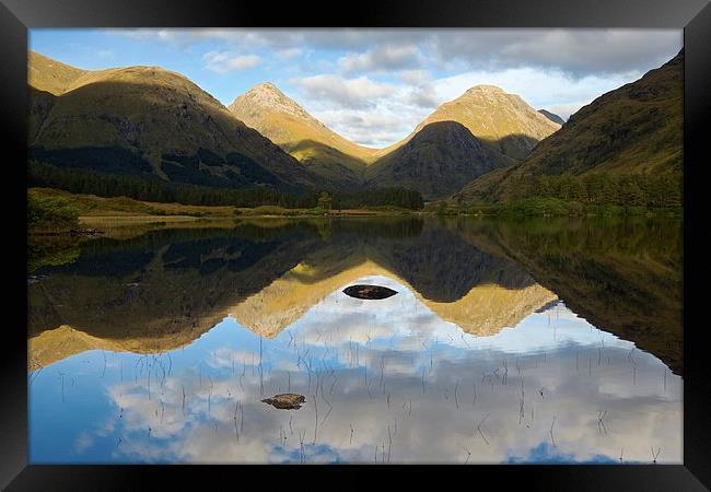  The Peaks of the Buachaille Framed Print by Stephen Taylor