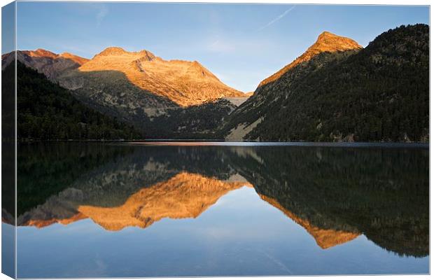  Sunrise in the Pyrenees Canvas Print by Stephen Taylor