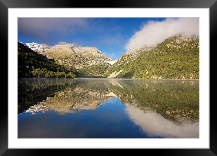  Mist in the Pyrenees Framed Mounted Print by Stephen Taylor