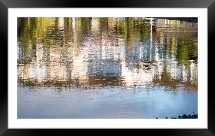  river reflections Framed Mounted Print by keith sutton