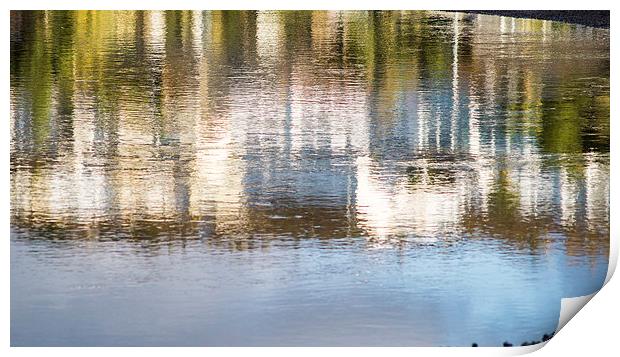  river reflections Print by keith sutton