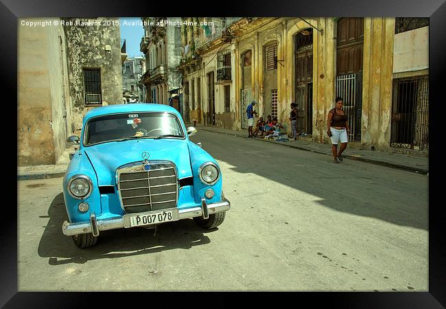  Cuban Merc  Framed Print by Rob Hawkins
