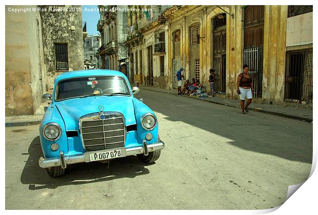  Cuban Merc  Print by Rob Hawkins
