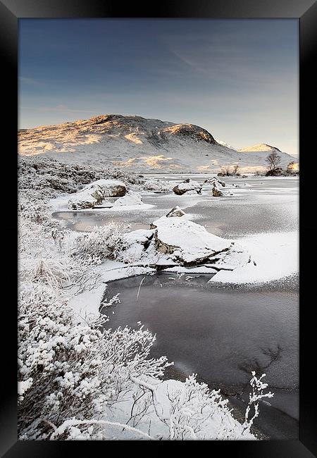  Glencoe Winter View Framed Print by Grant Glendinning