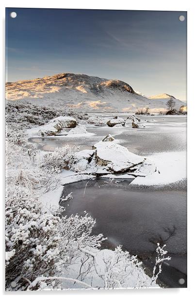  Glencoe Winter View Acrylic by Grant Glendinning