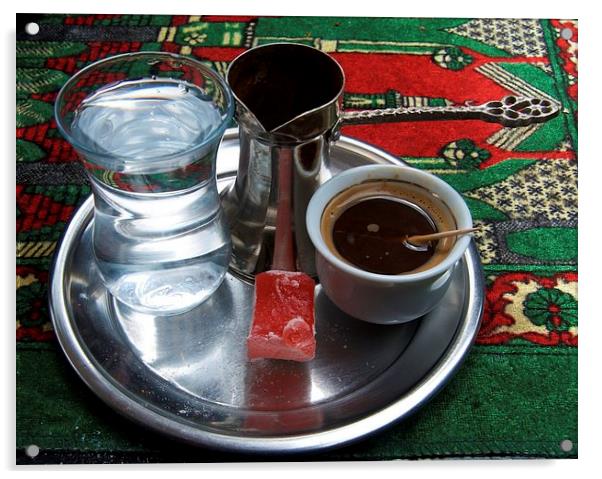  TURKISH COFFEE Acrylic by radoslav rundic