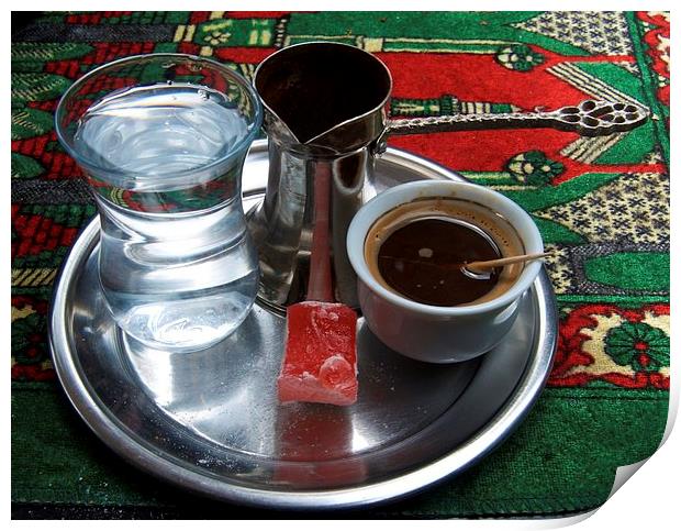  TURKISH COFFEE Print by radoslav rundic