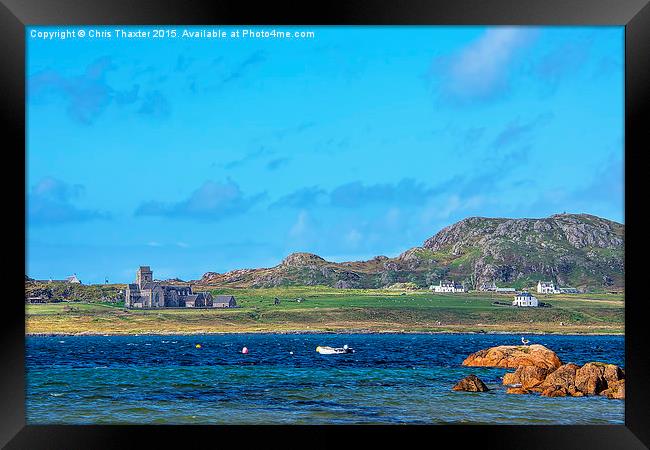  Iona Abbey 2 Framed Print by Chris Thaxter