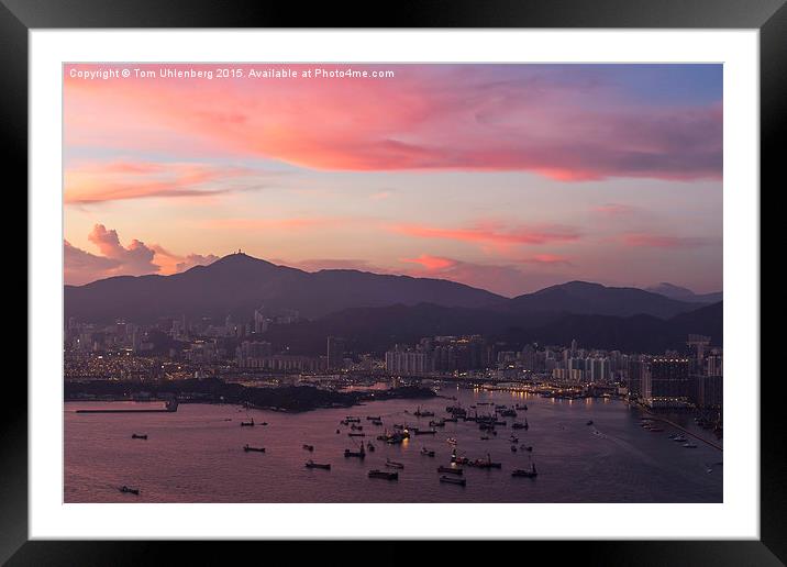 HONG KONG 05 Framed Mounted Print by Tom Uhlenberg