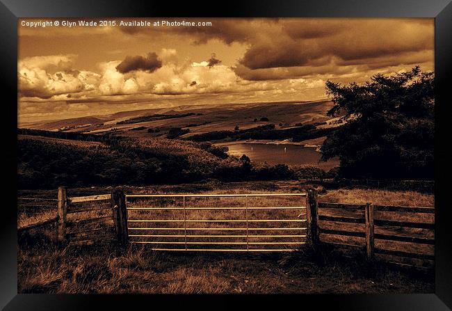  Goyt Valley landscape Framed Print by Glyn Wade