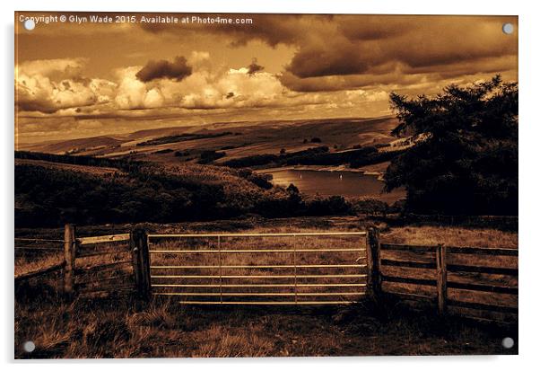  Goyt Valley landscape Acrylic by Glyn Wade