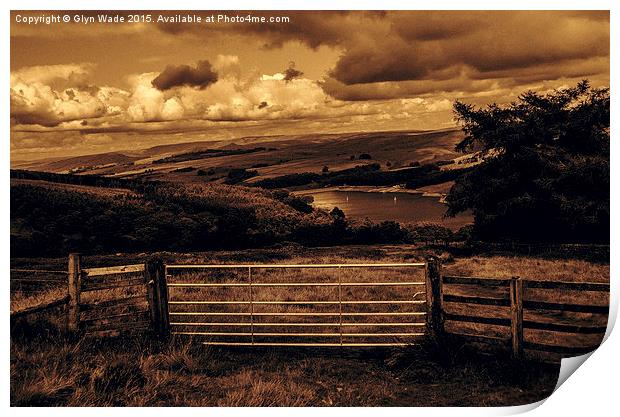  Goyt Valley landscape Print by Glyn Wade