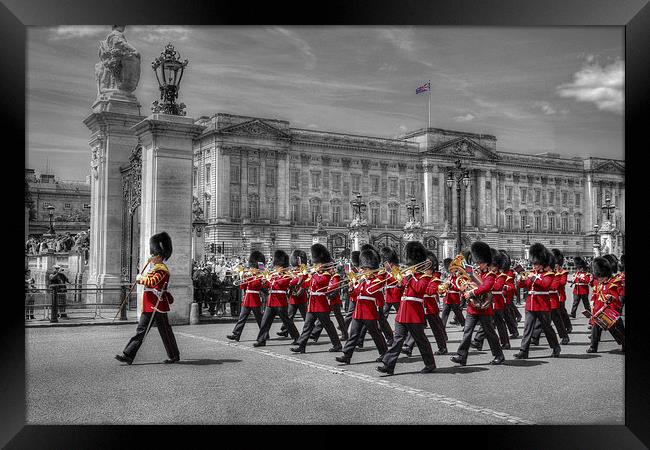  Changing of the Guard Framed Print by Lee Nichols