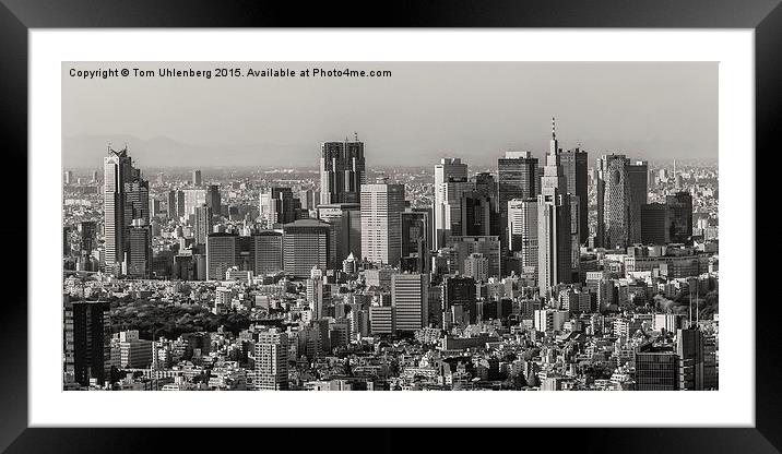 TOKYO 16 Framed Mounted Print by Tom Uhlenberg
